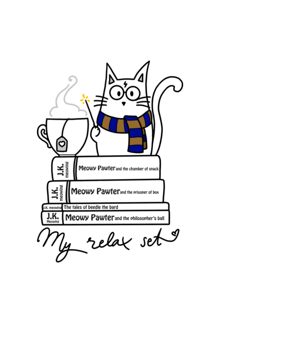 Harry Potter - hollóhát minta világoskék pólón