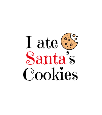 Christmas Cookies minta fehér pólón