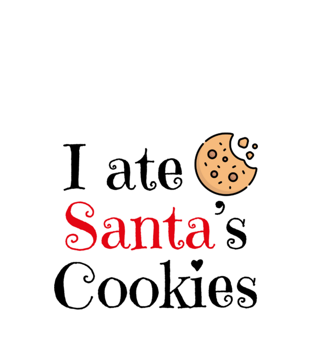 Christmas Cookies minta fehér pólón