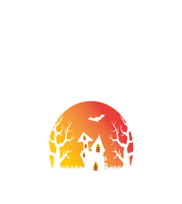 Halloween mansion minta fekete pólón
