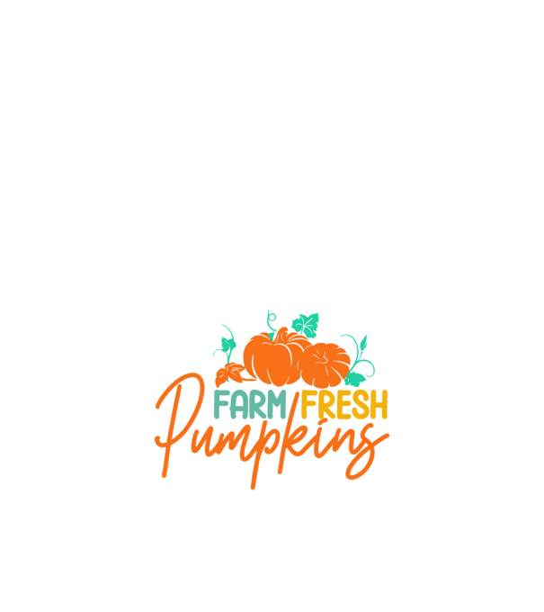 Farm Fresh Pumpkins minta fehér pólón