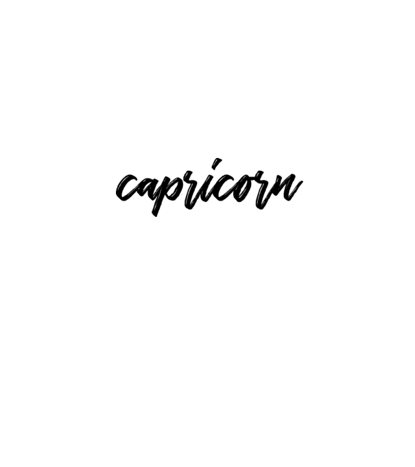 Capricorn minta fehér pólón