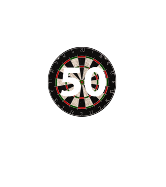 Darts 50 | ModerneImageArt | MIA minta fehér pólón