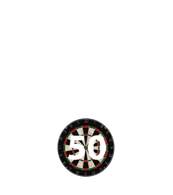 Darts 50 | ModerneImageArt | MIA minta világos rózsaszín pólón
