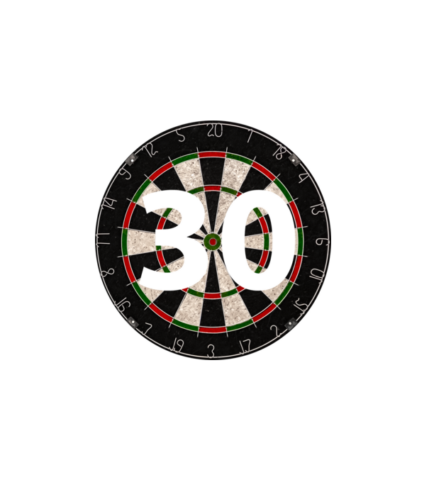 Darts 30 | ModerneImageArt | MIA minta fehér pólón