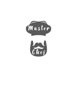 Master Chef minta fehér pólón