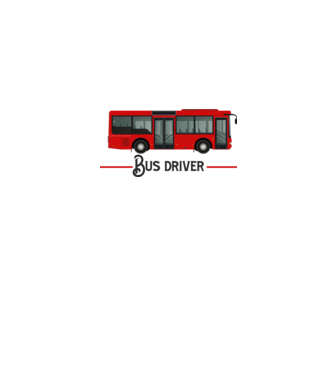 Bus Driver minta szürke pólón