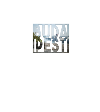 Budapest minta fekete pólón