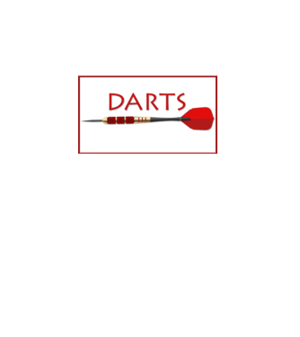 Darts  minta fehér pólón