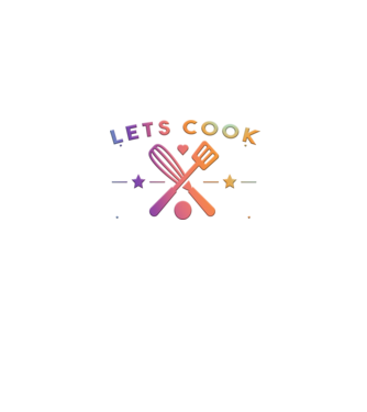 Lets Cook minta farmerkék pólón