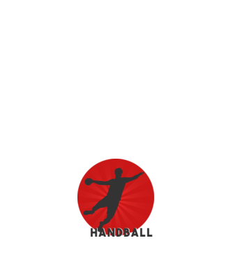 Handball - Kézilabda minta fehér pólón