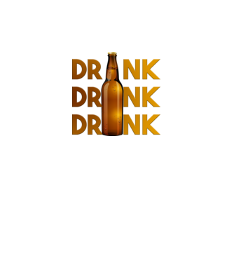 Drink Drink Drink minta dusty pink pólón