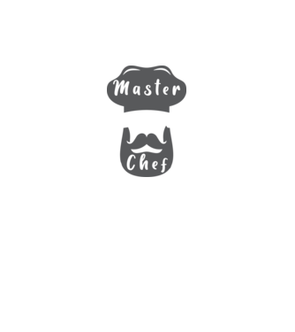 Master Chef minta fehér pólón