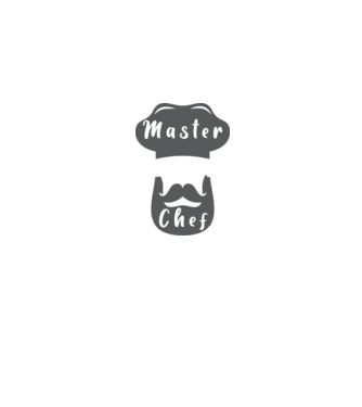Master Chef minta szürke pólón