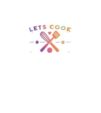 Lets Cook minta szürke pólón