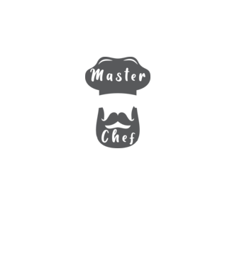 Master Chef minta fehér pólón