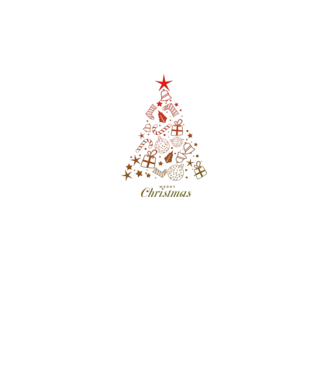 Merry Christmas  minta fehér pólón