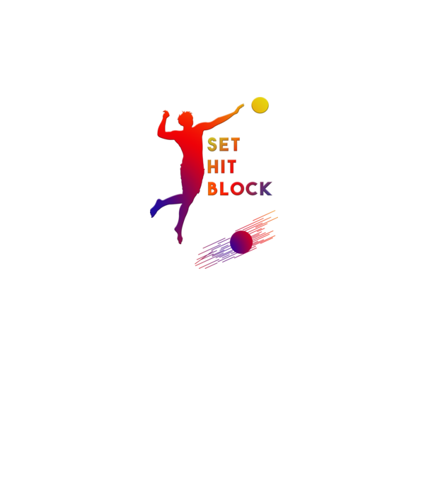 Set Hit Block minta fehér pólón
