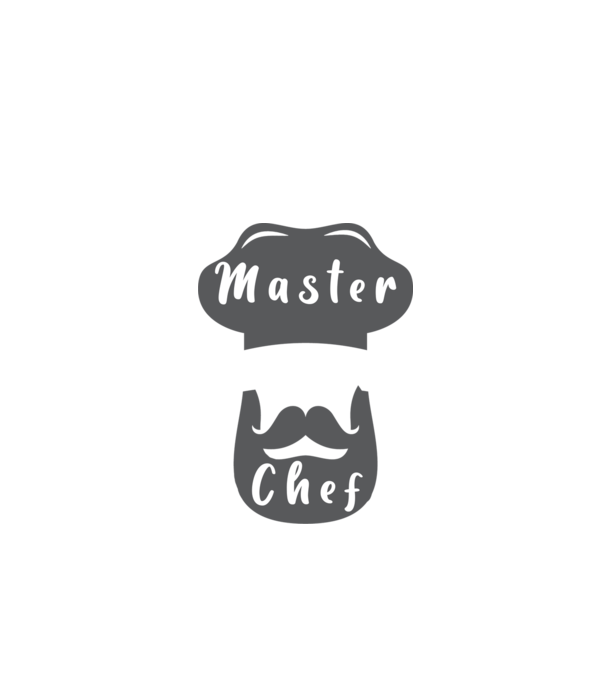 Master Chef minta fehér pólón