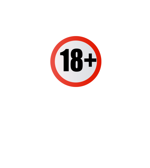 18+ minta fekete pólón