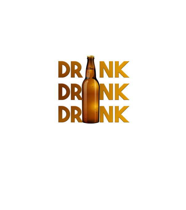 Drink Drink Drink minta szürke pólón