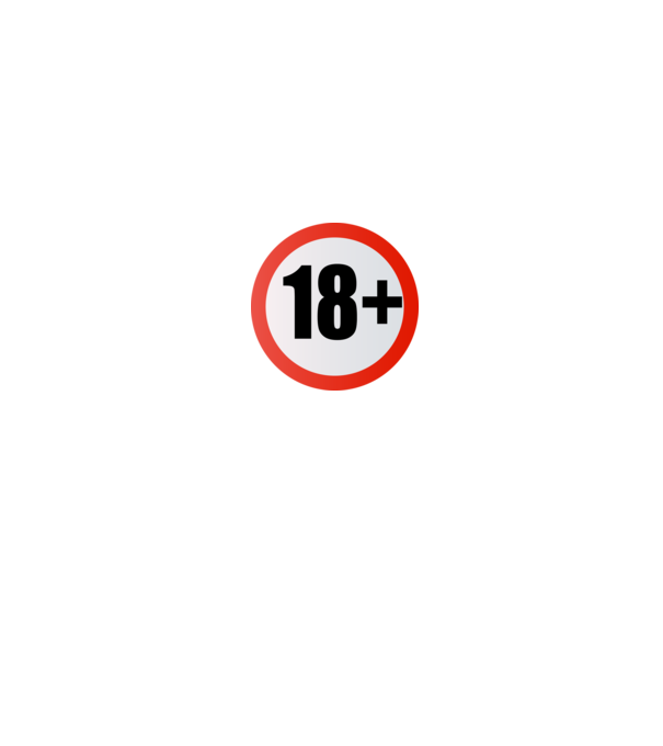 18+ minta fekete pólón