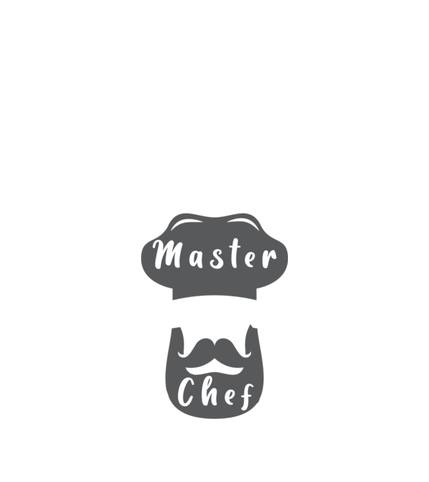 Master Chef minta fehér pólón