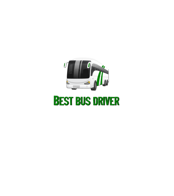 Best Bus Driver minta fekete pólón