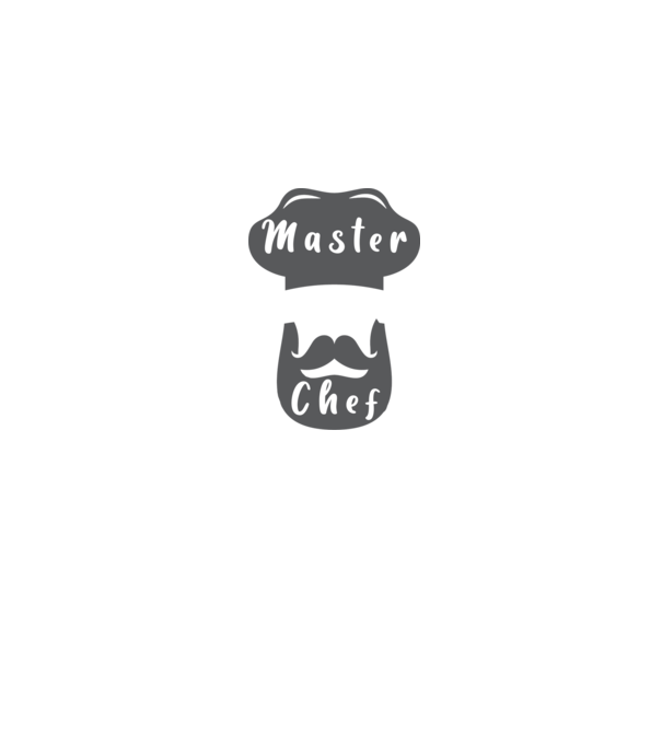 Master Chef minta szürke pólón