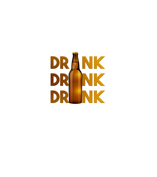 Drink Drink Drink minta szürke pólón