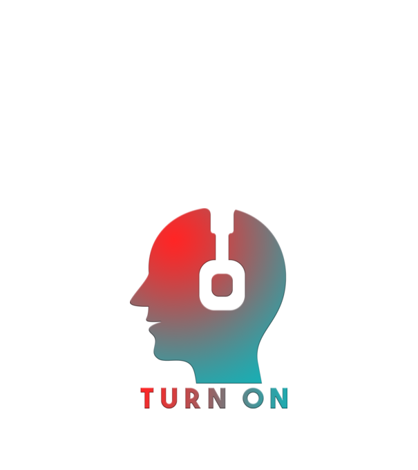 Turn On minta homokszín pólón