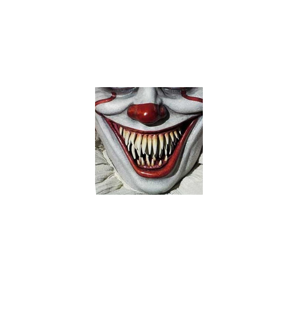 Pennywise Maszk minta szürke pólón