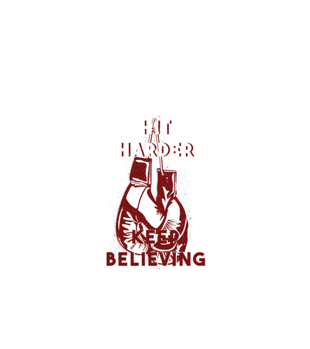 Hit harder  minta fekete pólón