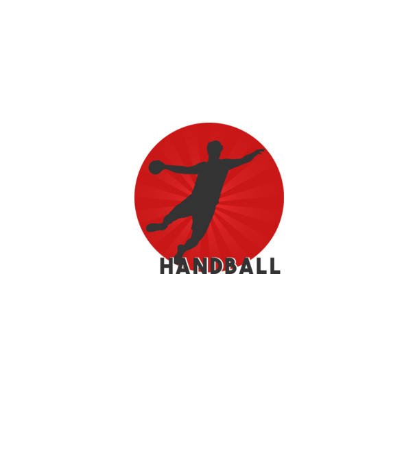 Handball - Kézilabda minta farmerkék pólón