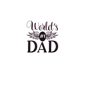 World’s #1 Dad minta fehér pólón