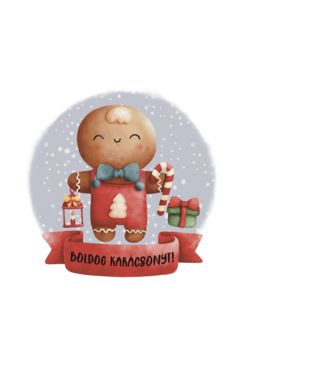 Karácsony 4 minta világoskék pólón