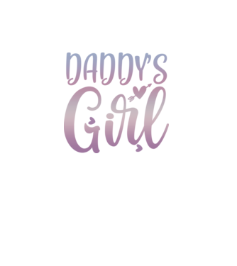 Daddy’s Girl minta fehér pólón