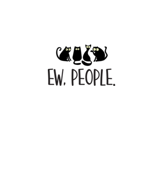 EW PEOPLE minta fehér pólón