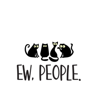 EW PEOPLE minta fehér pólón