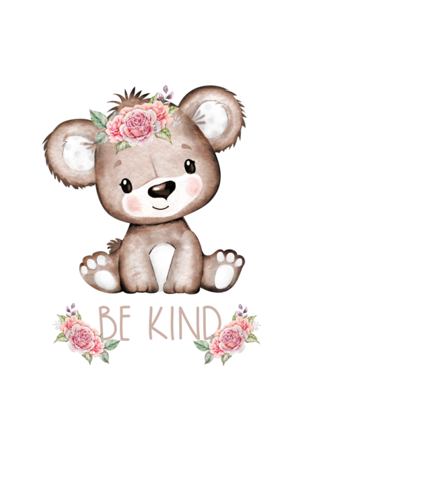 BeKind minta fehér pólón