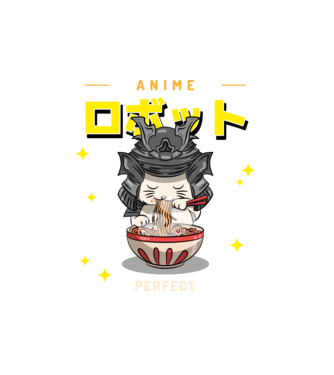 Ramen anime 04 minta fehér pólón