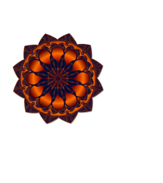 Mandala by 07 minta fehér pólón