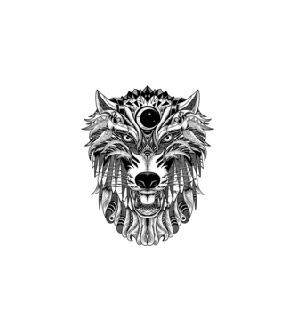 Wolf RT 01 minta fehér pólón