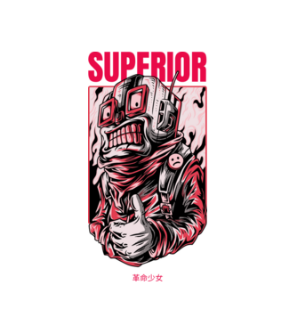 Superior 01 minta fehér pólón