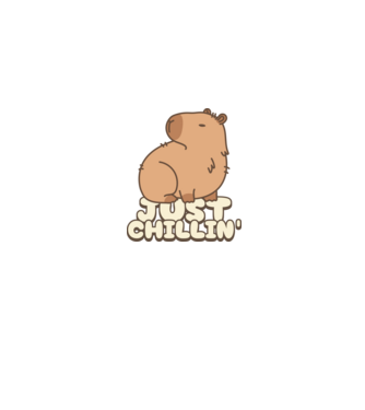 Just chillin minta farmerkék pólón