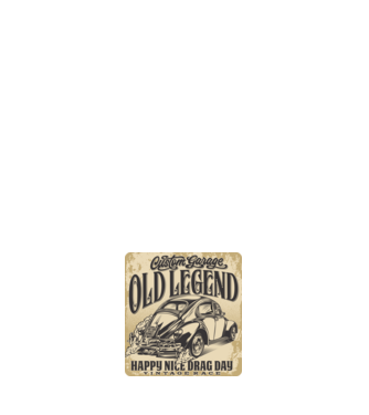 OLD LEGEND minta sötétkék pólón