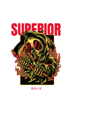 Superior 07b minta fehér pólón