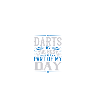 darts is the best part of my day-01 minta homokszín pólón