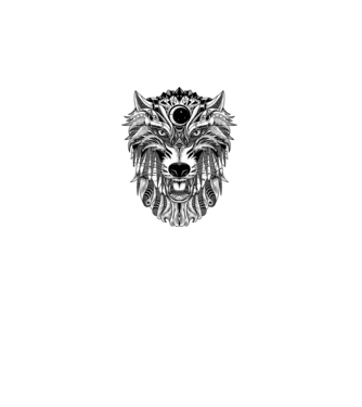 Wolf RT 01 minta fekete pólón