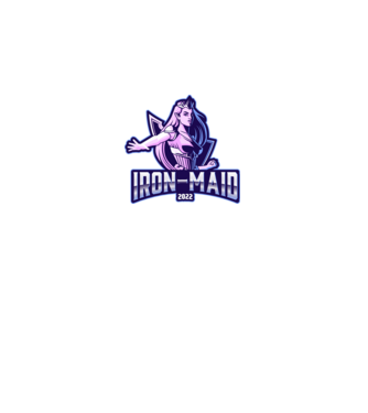 Iron Maid2 minta fekete pólón